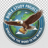bible study project logo, transparent bckgd